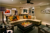 Casual Transitional Living Room by Michael Abrams