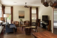 Homey Transitional Living Room by Mark Cravotta