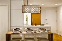 Homey Contemporary Dining Room by Amanda Moore