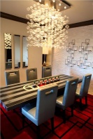 Private Contemporary Dining Room by Shirry Dolgin