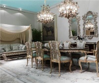 Formal Traditional Dining Room by Olga Rechdouni