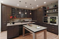 Open Contemporary Kitchen by Jennifer Gilmer