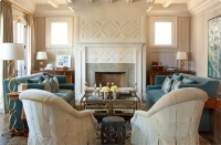 Light Traditional Living Room by Kendall Wilkinson