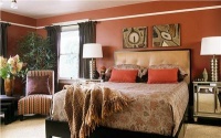 Homey Transitional Bedroom by Garrison Hullinger