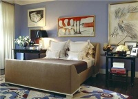 Dramatic Transitional Bedroom by Gregga Jordan Smieszny