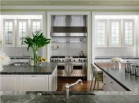 Sunny Traditional Kitchen by Kendall Wilkinson