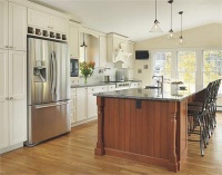 Sunny Traditional Kitchen by Lisa Zompa