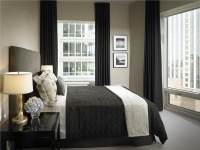 Dramatic Contemporary Bedroom by Gary Lee