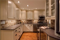 Casual Traditional Kitchen by Barbara Feinstein