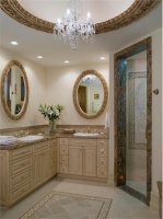 Classic Traditional Bathroom by Lori Dennis