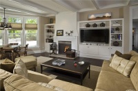 Homey Contemporary Living Room by Susan Fredman