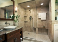 Classic Contemporary Bathroom by John Sylvestre