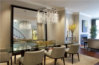 Classic Contemporary Dining Room by Michael Abrams