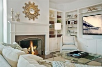 Airy Transitional Family Room by Constance Riik, Allied ASID