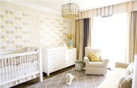 Airy Transitional Kid's Room by Erinn Valencich