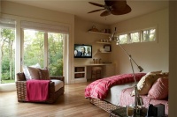 Casual Contemporary Bedroom by Helen Grubel