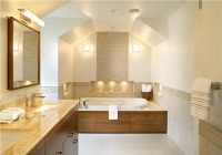 Relaxing Contemporary Bathroom by Nancy Leffler- Mikulich