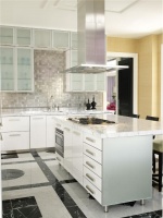 Elegant Contemporary Kitchen by Jamie Herzlinger