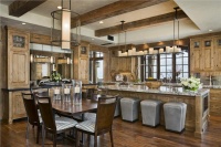 Homey Transitional Kitchen by Jerry Locati