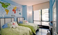 Cozy Transitional Kid's Room by Inson Wood