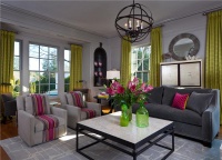 Classic Contemporary Living Room by Jamie Beckwith