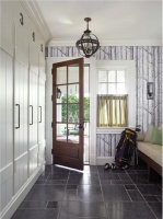 Casual Contemporary Foyer by Susan Anthony