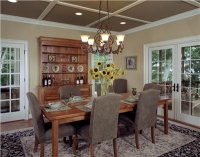 Light Traditional Dining Room by Amy  Conner-Murphy