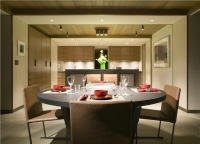 Elegant Contemporary Dining Room by Garret Werner