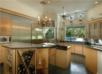 Classic Transitional Kitchen by Leslie Thompson, ASID