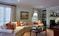 Classic Traditional Living Room by Barbara Feinstein