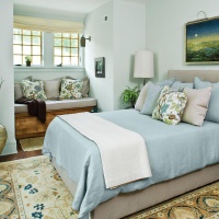 Light Contemporary Bedroom by Traci Kearns