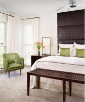 Relaxing Transitional Bedroom by Emily Summers