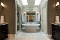 Classic Transitional Bathroom by Michael Abrams