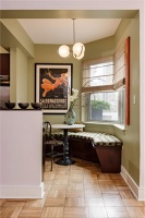 Sunny Transitional Dining Room by Sophie Harrison