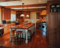 Cozy Country/Rustic Kitchen by Melissa Morgan Sutherland