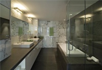 Open Contemporary Bathroom by Ayhan Ozan