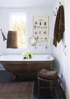 Sunny Country/Rustic Bathroom by Shawn Henderson