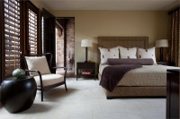 Relaxing Transitional Bedroom by Michael Abrams