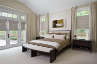 Open Contemporary Bedroom by Susan Fredman