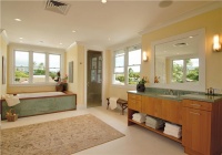 Sunny Contemporary Bathroom by Tiare Cowan, Allied ASID