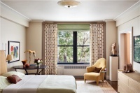 Relaxing Transitional Bedroom by Irwin Weiner