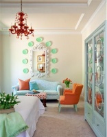 Light Transitional Bedroom by Tobi Fairley