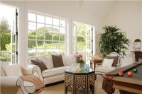 Homey Traditional Family Room by Timothy Corrigan