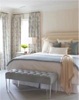 Elegant Transitional Bedroom by Lauren Muse