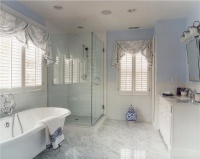 Light Traditional Bathroom by Sue Adams