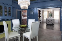 Stately Transitional Dining Room by Tineke Triggs