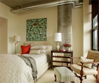 Cozy Transitional Bedroom by Garrison Hullinger