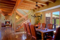 Cozy Country/Rustic Dining Room by Susan Fredman