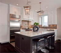 Light Traditional Kitchen by Michael Abrams