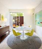 Sunny Contemporary Dining Room by Gabriel Benroth, Adam Rolston & Drew Stuart